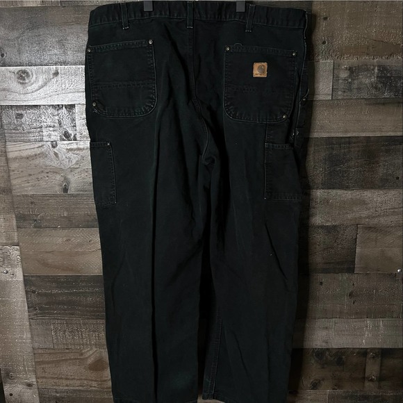 SOLD Carhartt Double Knee Dungaree Fit Pants 42X30 - Picture 4 of 6